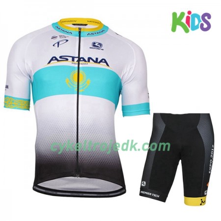 Cykeltøj + Cykelshorts Børn 2017 Astana Pro Team N002